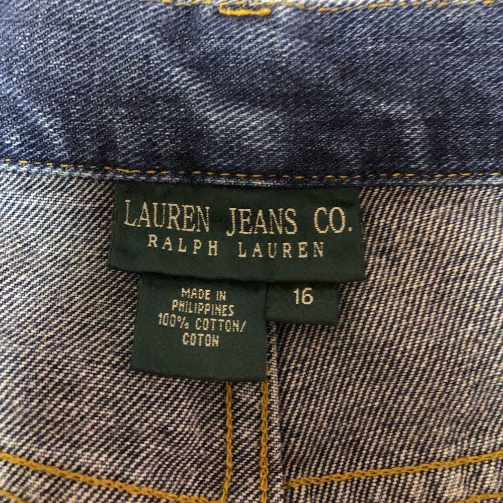 Ralph Lauren blue jeans size 16